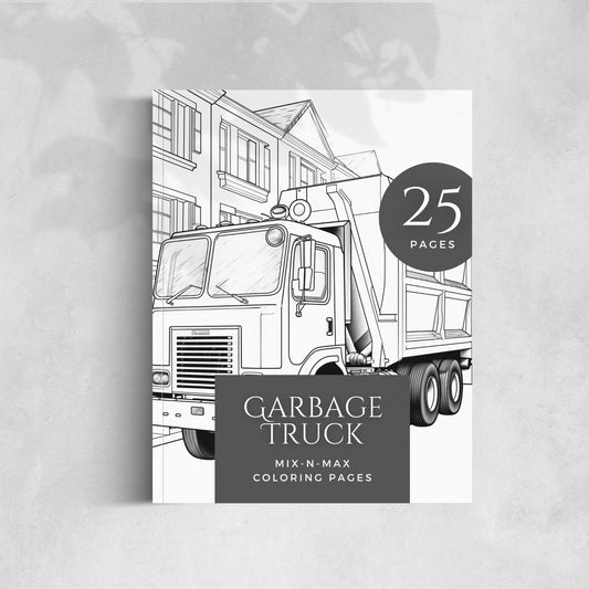Garbage Trucks Coloring