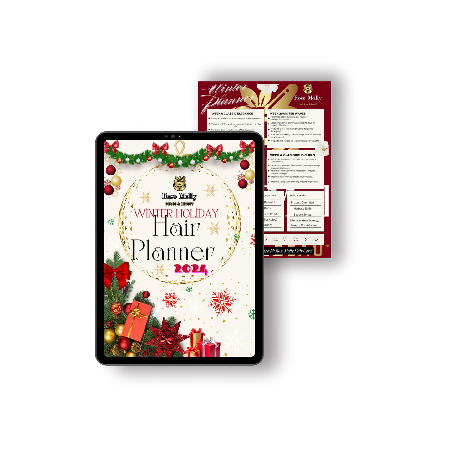 Winter Hair Planner
