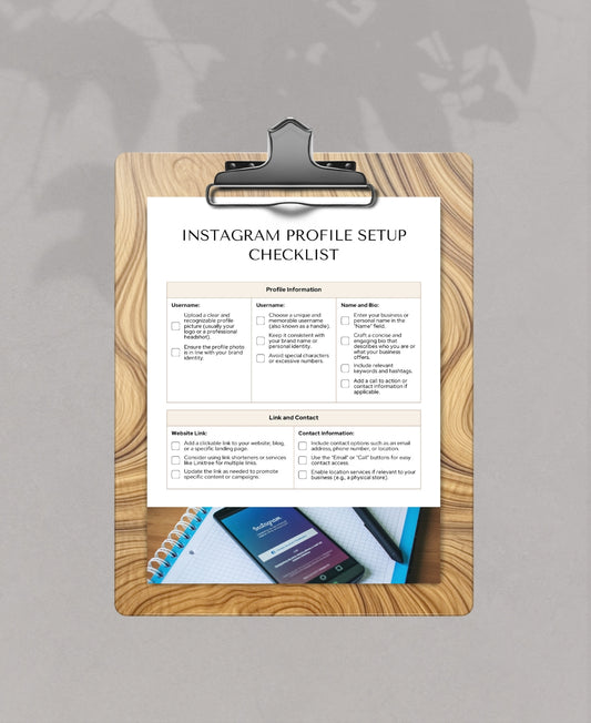 Instagram Profile Setup Checklist