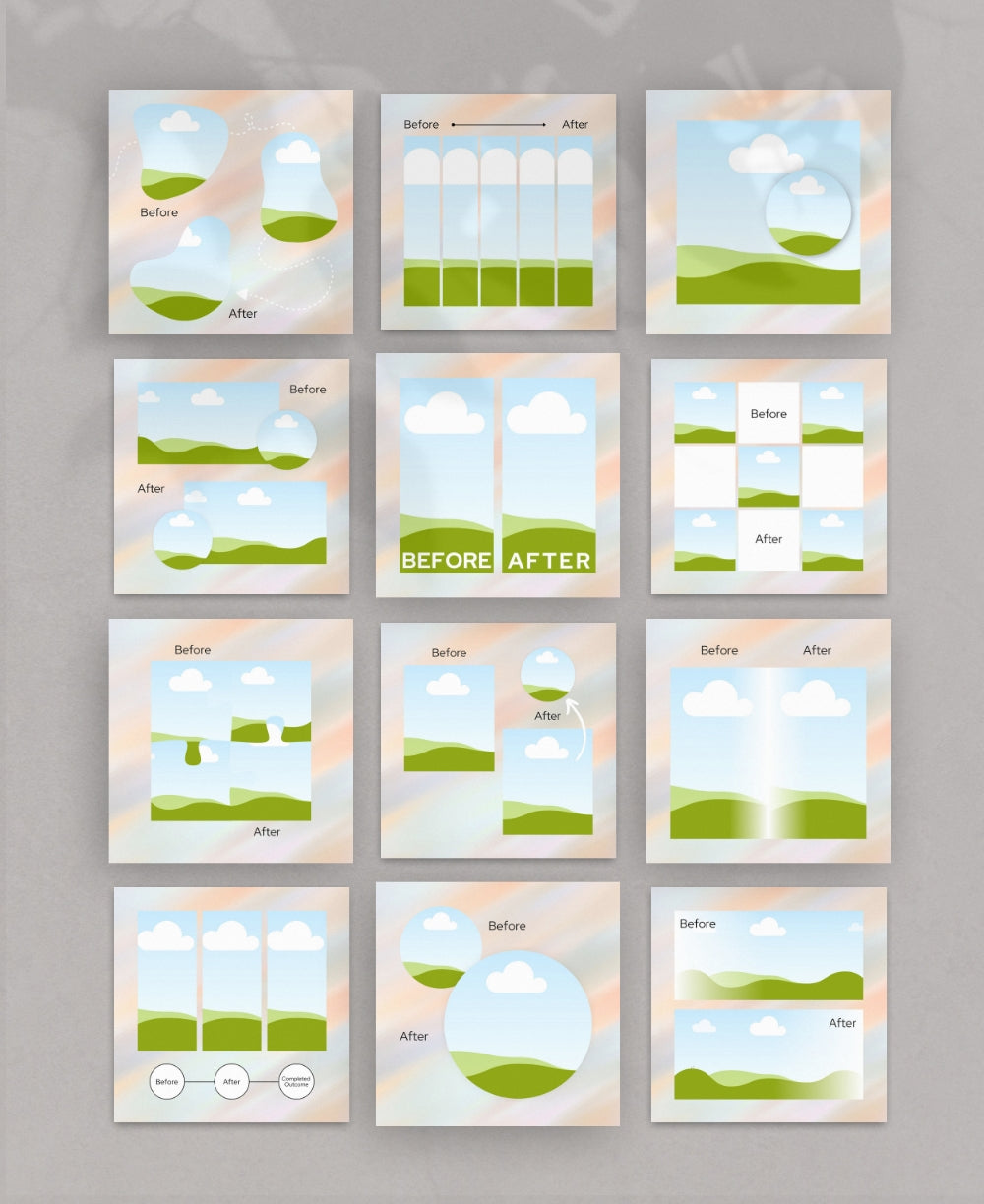 Before and After Social Posts