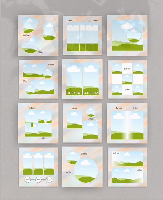 Before and After Social Posts