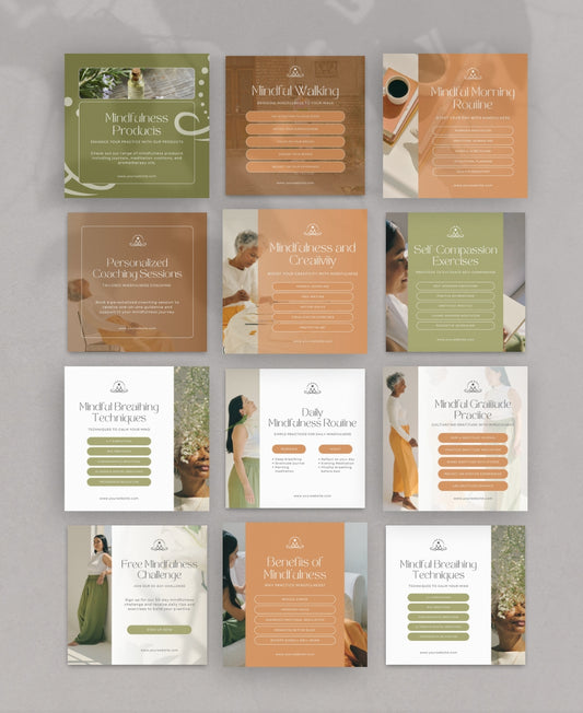 Mindful Coach Social Posts