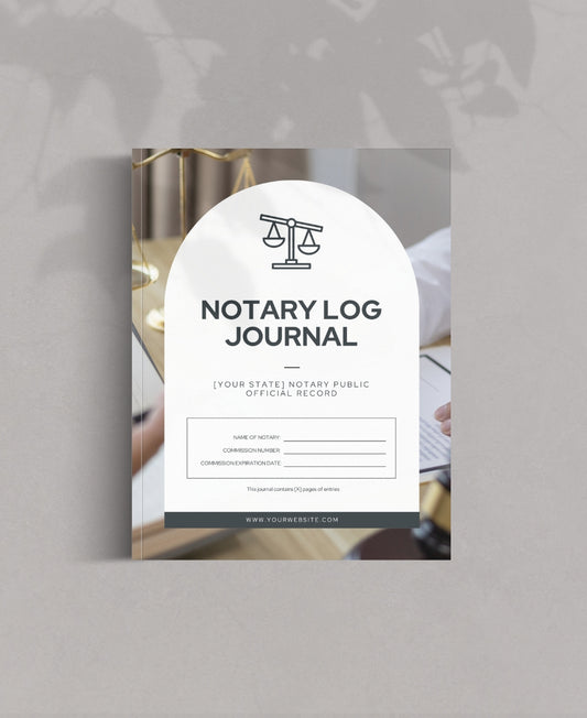 Notary Log Journal