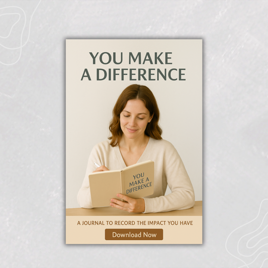 You Make A Difference Journal