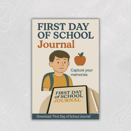 First Day of School Journal
