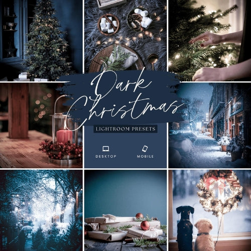 Dark Christmas Lightroom Presets