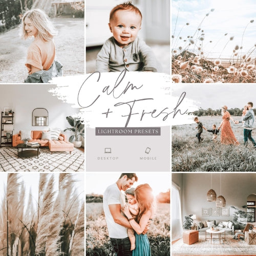 Calm + Fresh Lightroom Presets