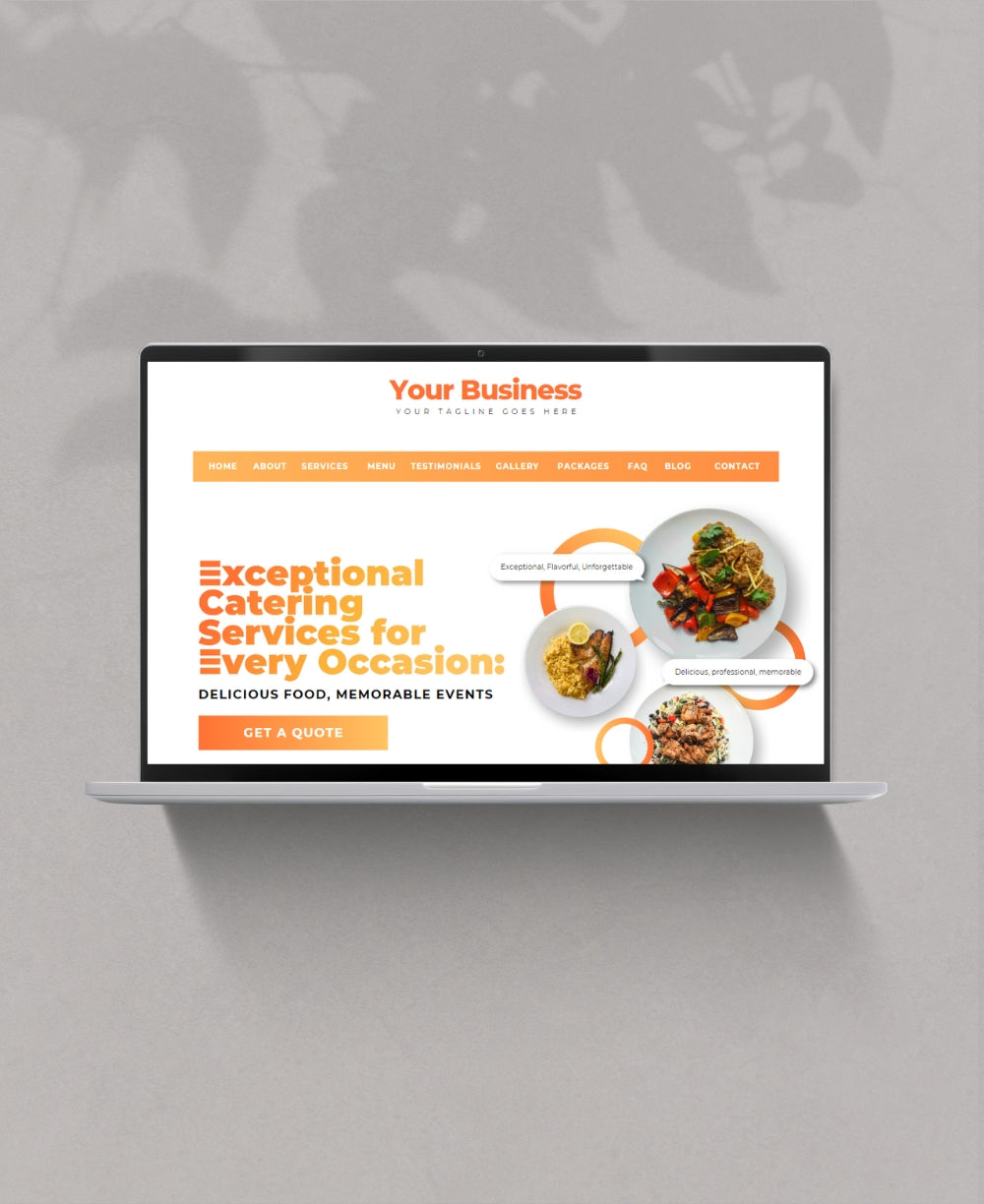 Catering Website Theme