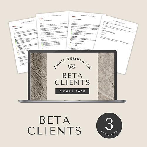 Find Beta Clients email sequence