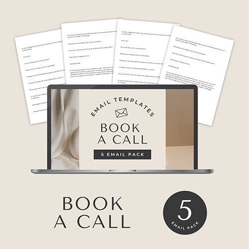 Book a call email sequence