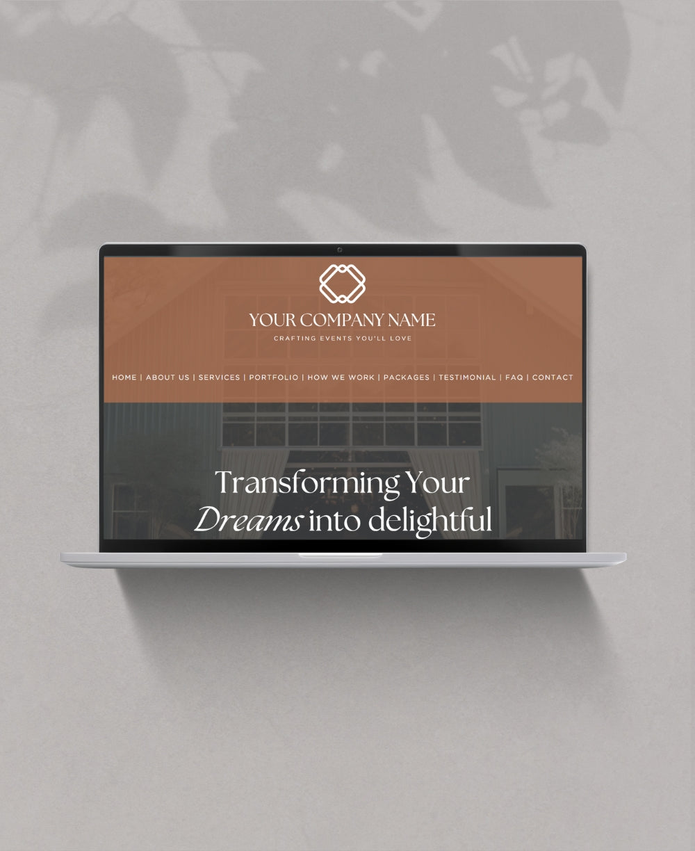 Event Planning Website Template