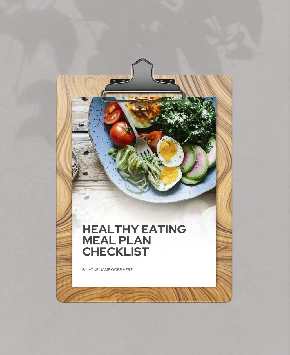 Healthy Eating Meal Plan Checklist