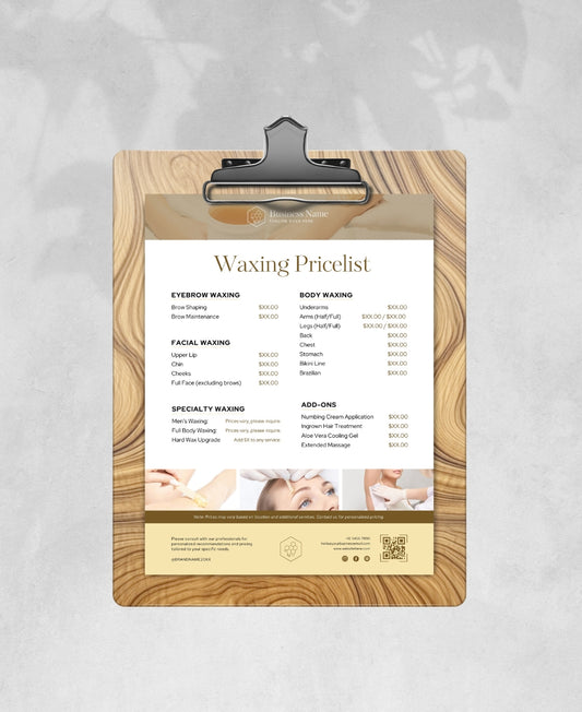 Price List Template