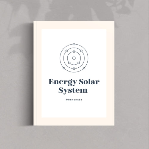 Energy Solar System Worksheet