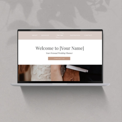 Wedding Planner Canva Website