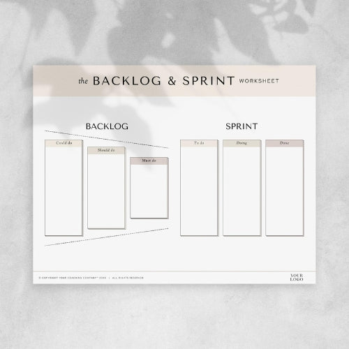 The Backlog and Sprint Worksheet