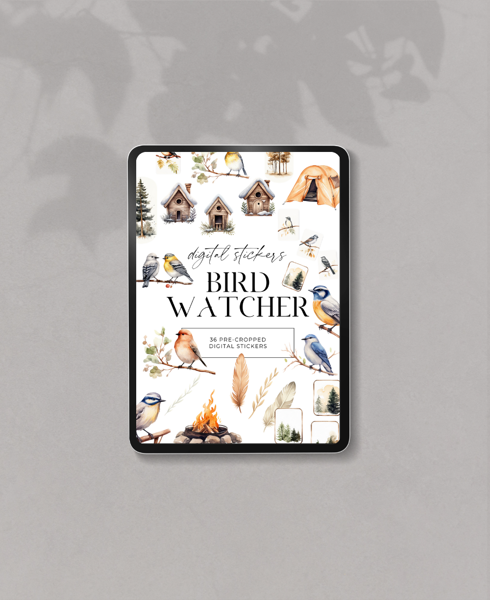 Bird Watcher Digital Stickers