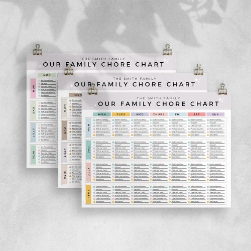 Our Family Chore Chart