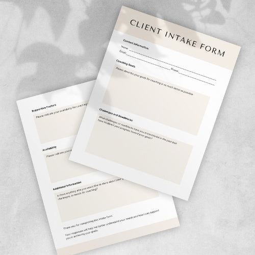 Client Intake Form