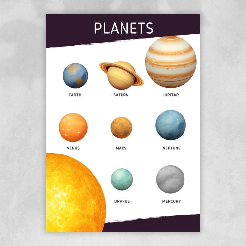 Set of 12 Educational Posters