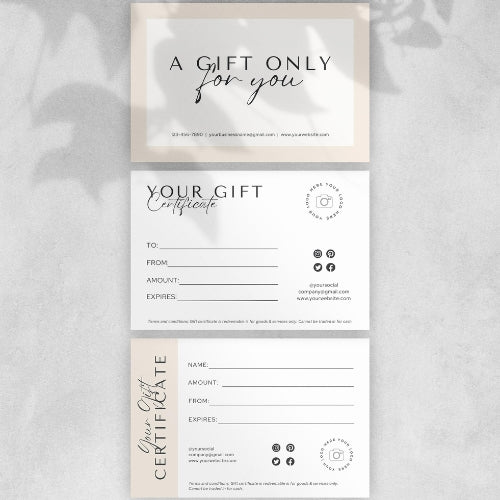 Gift Certificate Bundle