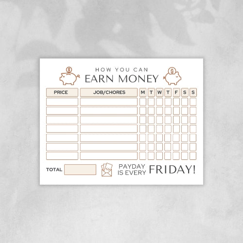 How to Earn Money Chart