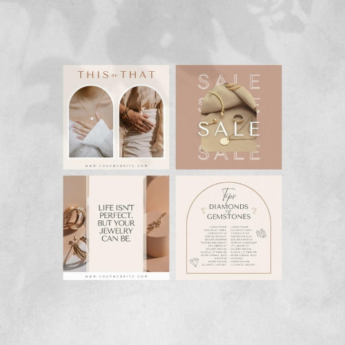 Canva Social Media Jewelry Template