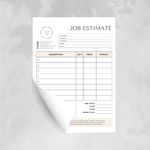 Landscaping Estimate Template