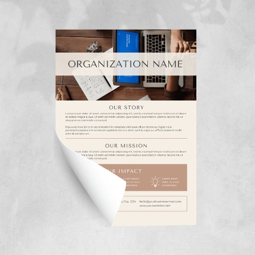 Non Profit One Pager