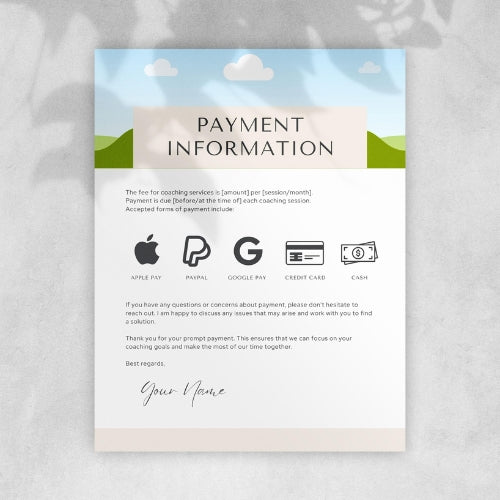 Payment Information