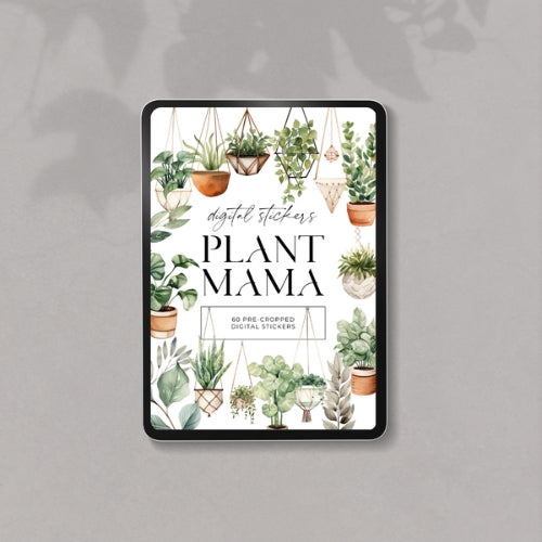 Plant Mama Digital Stickers