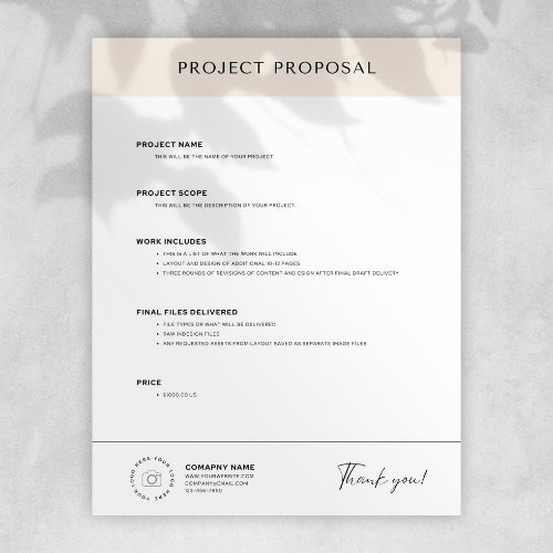 Project Proposal Template