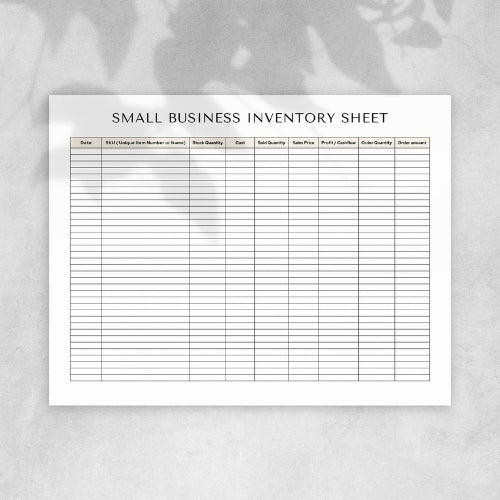 Small Biz Inventory